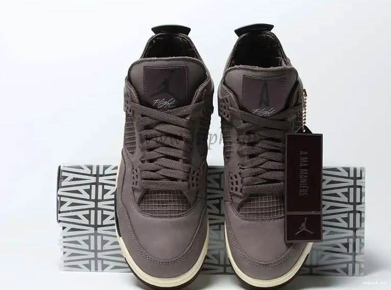 Ore MATERIALS TO 4 GOD Jordan Retro SHIP RETAIL Violet A Ma Maniére READY PK 0509